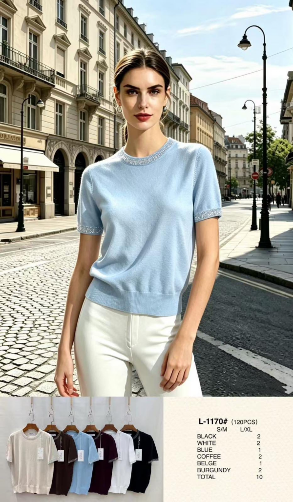 Bluzki damskie Roz S/M-L/XL , Mix Kolor Paczka 10 szt